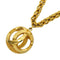CC Logo Pendant Necklace Metal