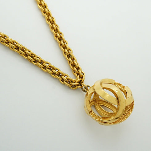 CC Logo Pendant Necklace Metal