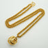 CC Logo Pendant Necklace Metal