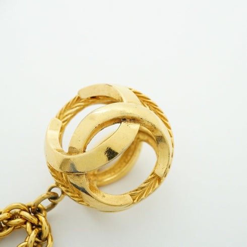 CC Logo Pendant Necklace Metal