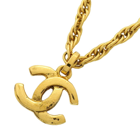 CC Logo Pendant Necklace Metal