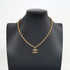 CC Logo Pendant Necklace Metal
