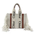 Woody Tote Canvas with Leather Small