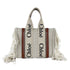 Woody Tote Canvas with Leather Small