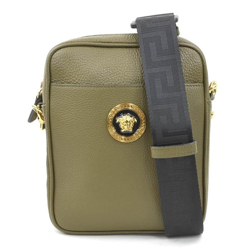 Medusa Front Pocket Camera Bag Leather Small