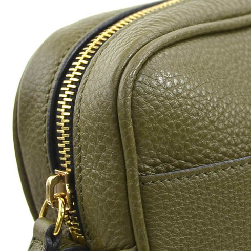 Medusa Front Pocket Camera Bag Leather Small
