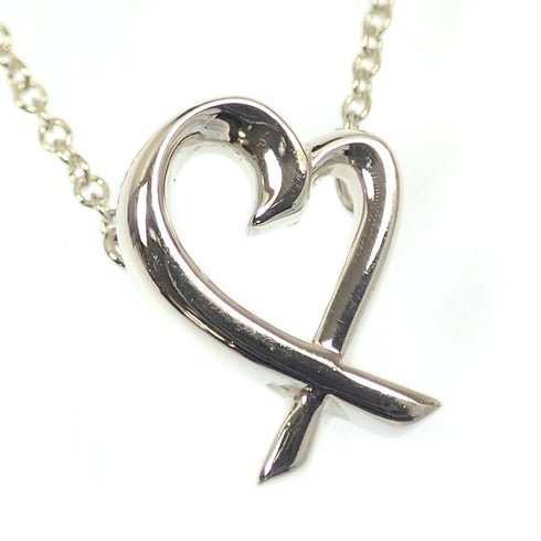 Loving Heart Pendant Necklace Sterling Silver