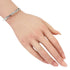Facette Bangle 18K White Gold Bracelet