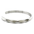 Facette Bangle 18K White Gold Bracelet
