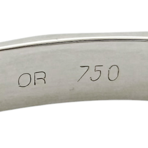 Facette Bangle 18K White Gold Bracelet