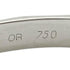 Facette Bangle 18K White Gold Bracelet