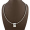 Pendant Necklace 18K White Gold