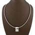 Pendant Necklace 18K White Gold