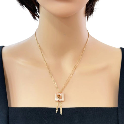 Pendant Necklace 18K Rose Gold