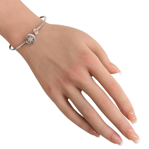 Happy Snowflake Bracelet 18K White Gold and Diamond