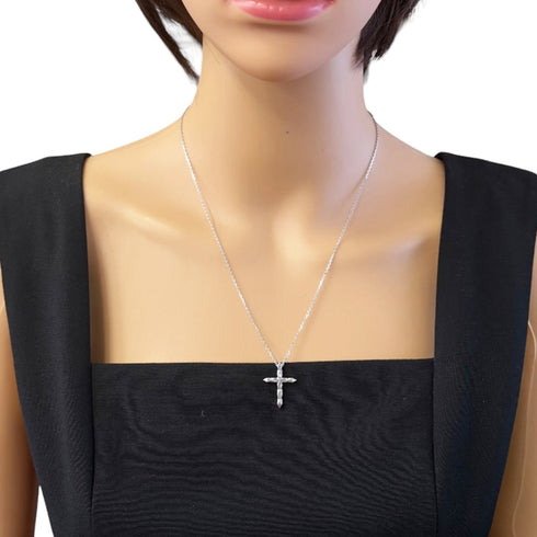Pendant Necklace 18K White Gold