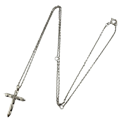 Pendant Necklace 18K White Gold