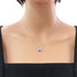 Attrape-Moi Pendant Necklace 18K White Gold with Amethyst and Diamond