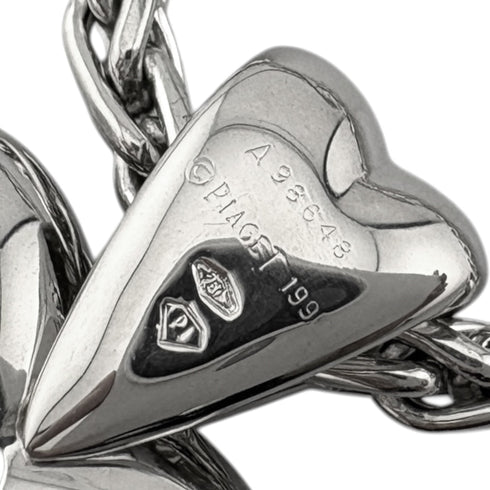 Doll Pendant Necklace 18K White Gold