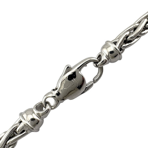 Doll Pendant Necklace 18K White Gold