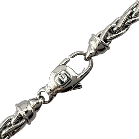 Doll Pendant Necklace 18K White Gold