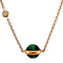 Possession Pendant Necklace 18K Rose Gold with Malachite and Diamond