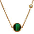 Possession Pendant Necklace 18K Rose Gold with Malachite and Diamond
