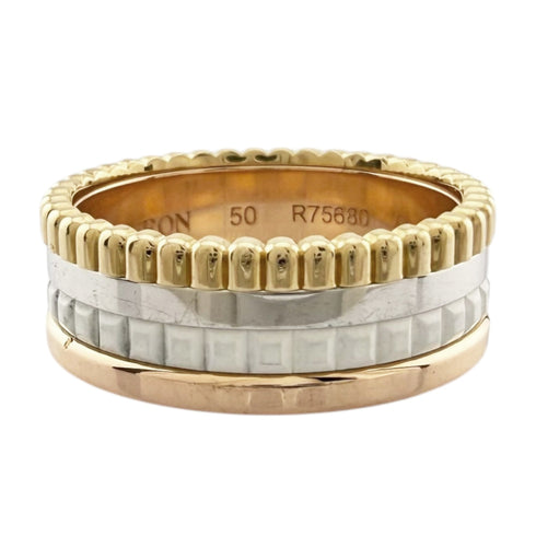 Band Ring 18K White Gold and 18K Yellow Gold