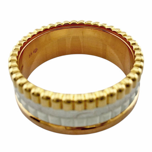 Band Ring 18K White Gold and 18K Yellow Gold