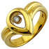 Band Ring 18K Yellow Gold and Diamond