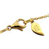 Pendant Necklace 18K Yellow Gold With 10 Diamonds Rose Design