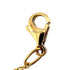 Pendant Necklace 18K Yellow Gold With 10 Diamonds Rose Design