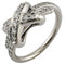Jeux de Liens Ring 18K White Gold and Diamond