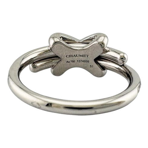 Jeux de Liens Ring 18K White Gold and Diamond