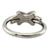 Jeux de Liens Ring 18K White Gold and Diamond