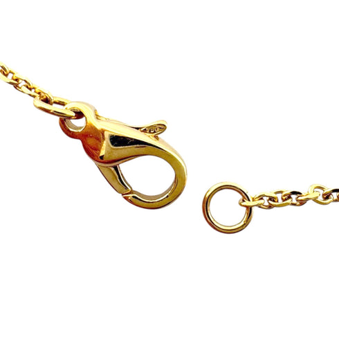 Quatre Radiant Pendant Necklace 18K White Gold and 18K Yellow Gold Mini