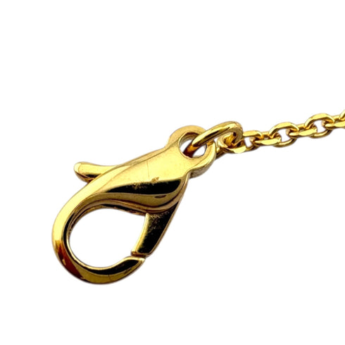 Quatre Radiant Pendant Necklace 18K White Gold and 18K Yellow Gold Mini