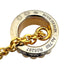 Quatre Radiant Pendant Necklace 18K White Gold and 18K Yellow Gold Mini