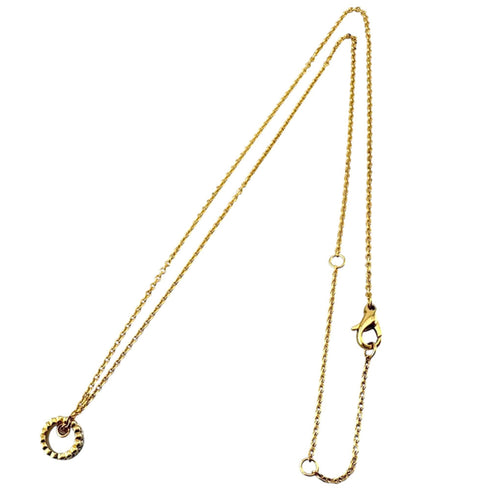 Quatre Radiant Pendant Necklace 18K White Gold and 18K Yellow Gold Mini