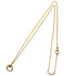 Quatre Radiant Pendant Necklace 18K White Gold and 18K Yellow Gold Mini