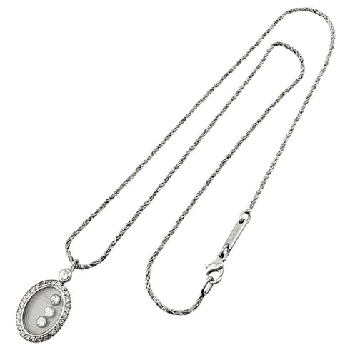 Pendant Necklace 18K White Gold