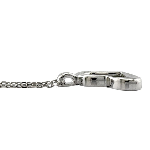 Pendant Necklace 18K White Gold