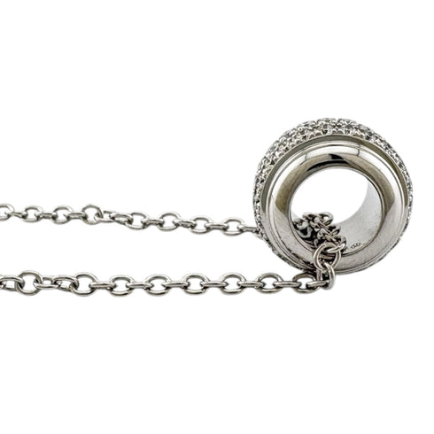 Pendant Necklace 18K White Gold