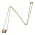 Quatre Whites Pendant Necklace Ceramic and 18K White Gold and 18K Yellow Gold