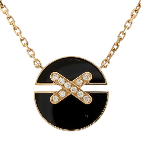 Harmony Pendant Necklace 18K Rose Gold with Diamonds