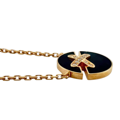 Harmony Pendant Necklace 18K Rose Gold with Diamonds