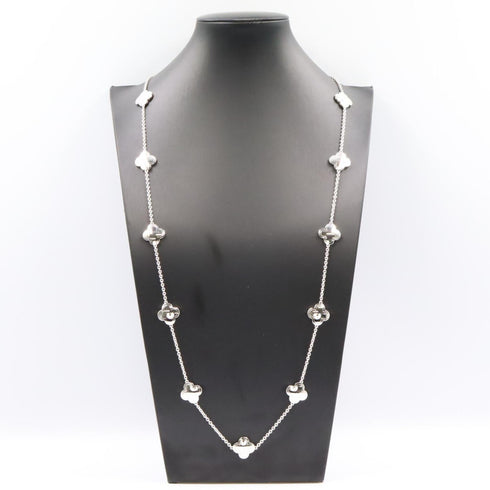 Alhambra Pendant Necklace 18K White Gold