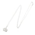 Crown Pendant Necklace 18K White Gold With Black Diamond