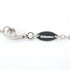 Crown Pendant Necklace 18K White Gold With Black Diamond