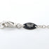 Crown Pendant Necklace 18K White Gold With Black Diamond